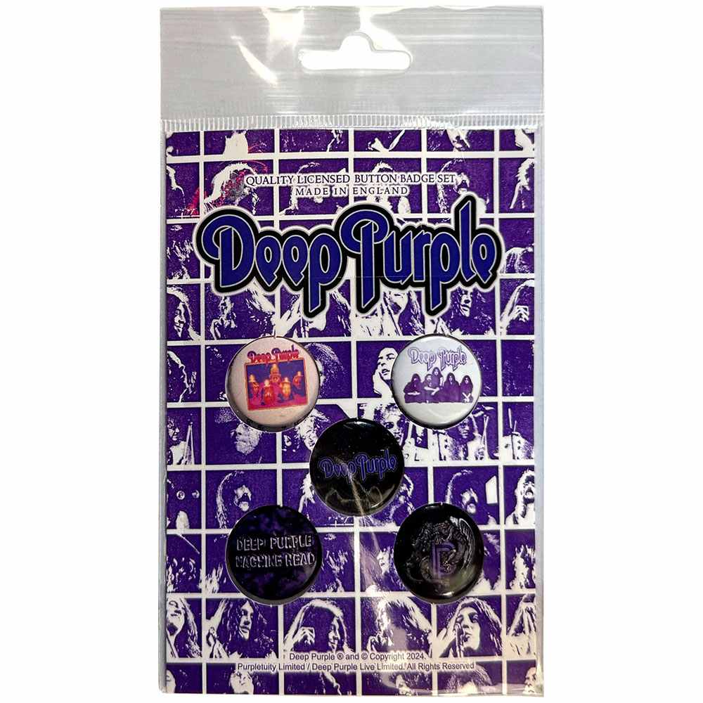 Deep Purple - Logo Button pin - Mehrfarben